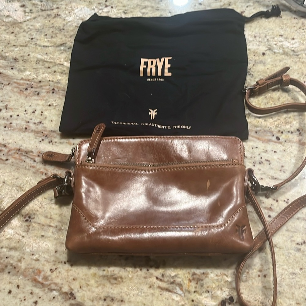FRYE crossbody wristlet bag